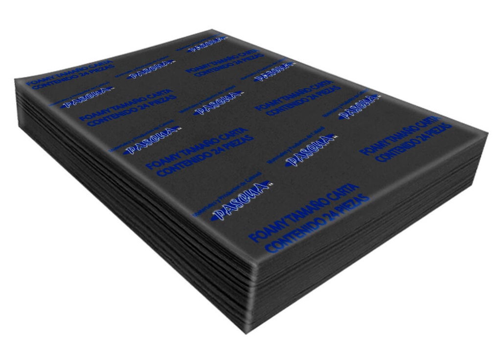 Paquete C/24 Fomy Carta Pascua Negro