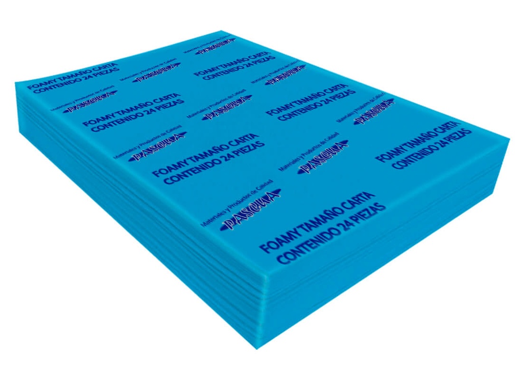 Fomy Carta Pascua Azul Electrico (copia)