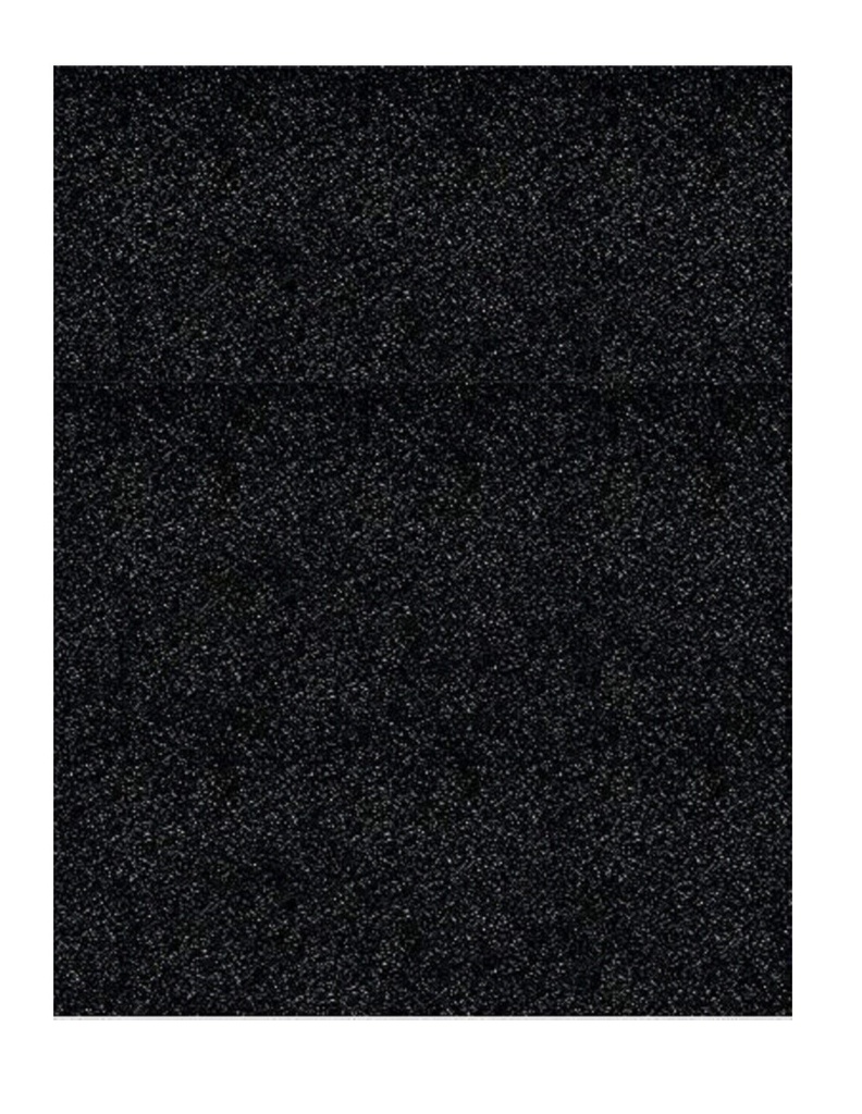 Paquete C/10 Fomy Diamantado Carta Pascua Negro