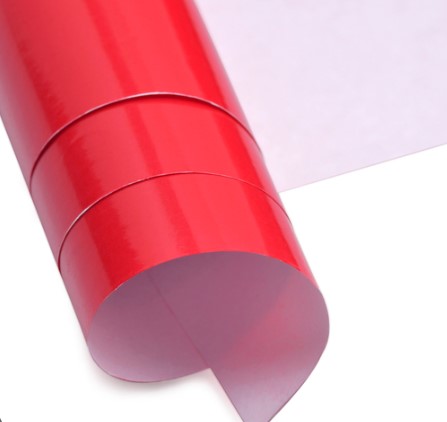 Paquete C/25 Papel Lustre Rojo 50x70