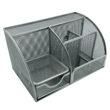 Organizador Malla Metálica 7 Secciones Plata NE-175P Nextep (C.24)