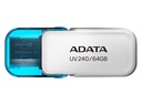 USB 64GB Adata UV240 Blanco 2.0