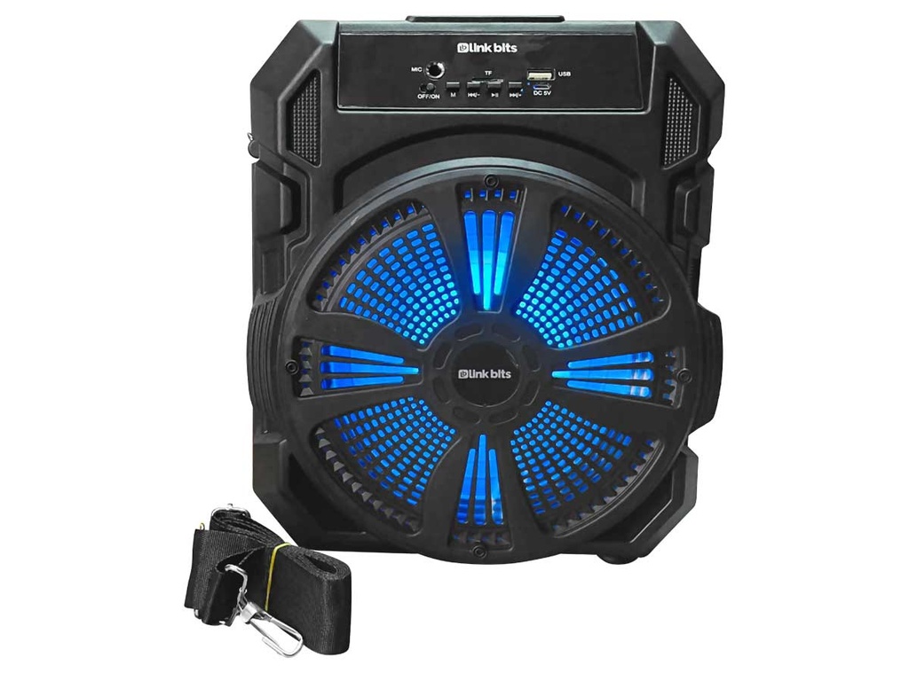 Bocina 8" SA8061T Bt Radio Fm Luz Led
