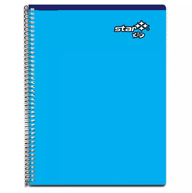 Paquete C/36 Cuaderno Profesional Estrella Star Kid Liso Cuadro 7mm 100 Hojas