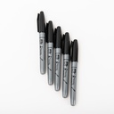 Paquete C/12 Marcador Permanente Punto Fino 2mm Negro NE-070 Nextep
