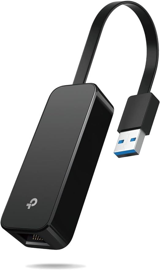 Adaptador De Red Tp-Link UE306 USB Negro 2 puertos