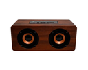 Bocina Link bits S-20201 2 Pulgadas Color Marrón Vintage Bluetooth Tipo Madera Aek Cyber (C.50)