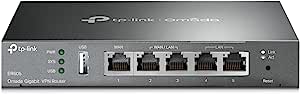 Router ER605/TL-R605 Tp-Link 4 Puertos Wan 1Puerto Wan Gigabit Y 3 Puertos Wan