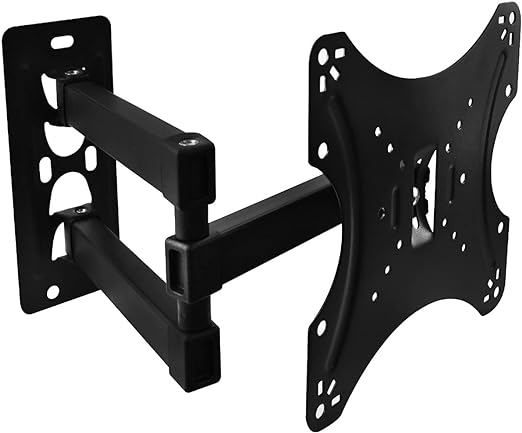 [B1442N07B] Soporte TV Brazo Link Bits Para Pantallas 17 A 42 Pulgadas B1442N07B  Con Movimiento Negro (C.10)
