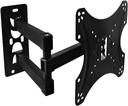 Soporte TV Brazo Link Bits Para Pantallas 17 A 42 Pulgadas B1442N07B  Con Movimiento Negro (C.10)