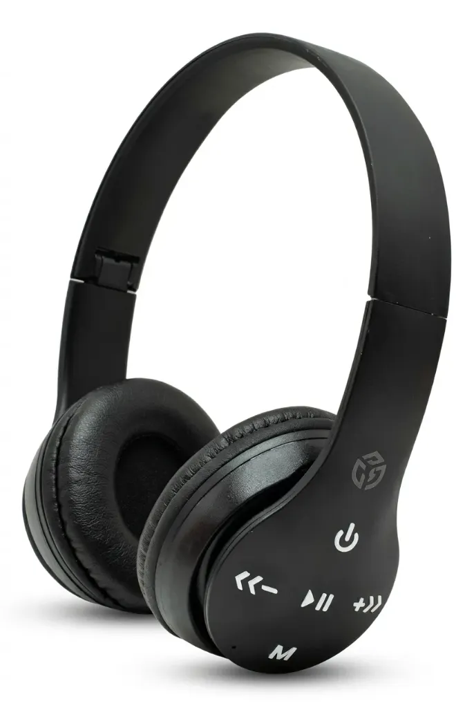 Diadema Bluetooth Inalámbrica Link Bits BG-123 Manos Libres Radio FM Plegable Over-Ear (C.50)