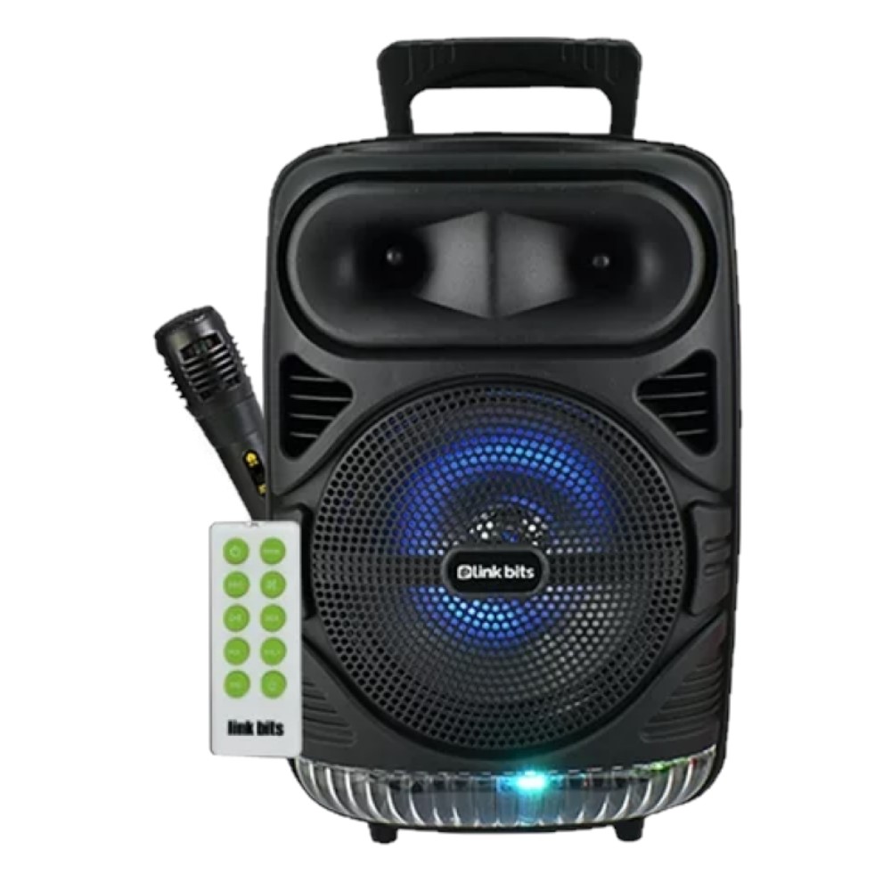 Bocina 8" SA8025T Link Bits Bt Micrófono Control Aux