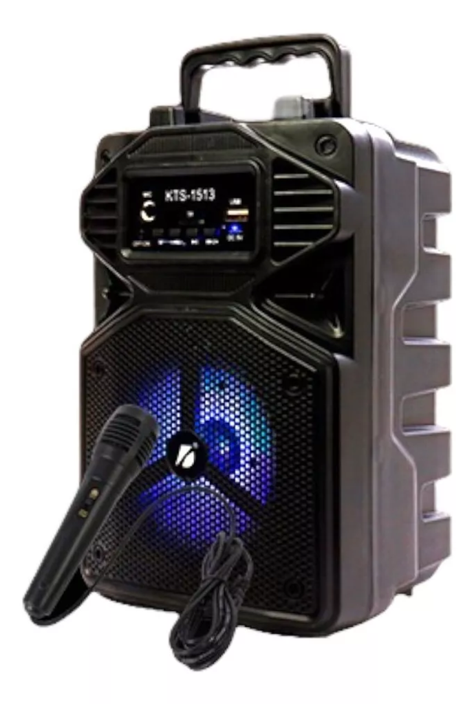 Bocina 4 Pulgadas KTS-1513 Micrófono Bluetooth Radio FM USB (C.30)