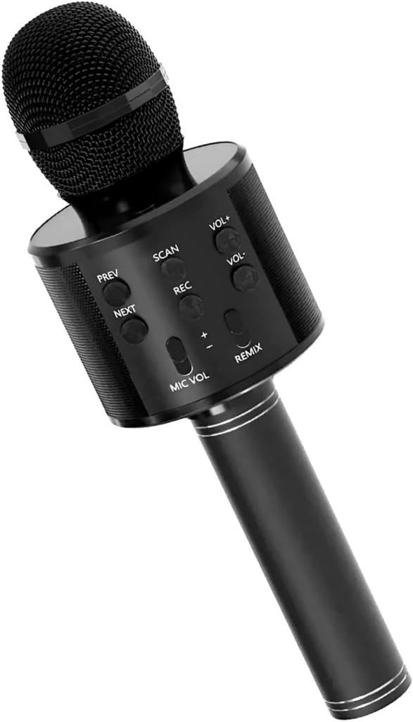 Micrófono Karaoke Bluetooth Link Bits MB-117 Con Bocina Integrada  (C.60)