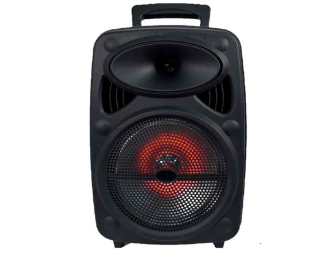 Bocina 8 Pulgadas SA8049T Micrófono Con Control Bluetooth Luz Led