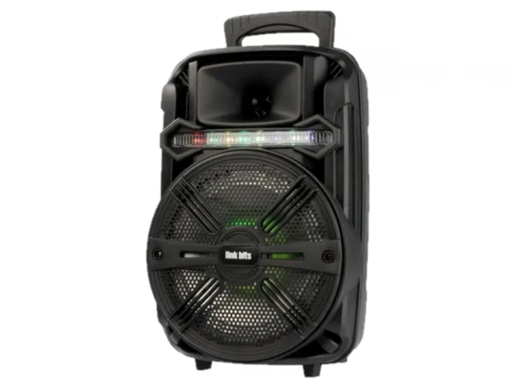 Bocina 8 Pulgadas SA866TK Micrófono Con Control Luz Led Link Bits