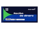 Paquete C/5 Block Estrella Recibo De Dinero 50 Hojas