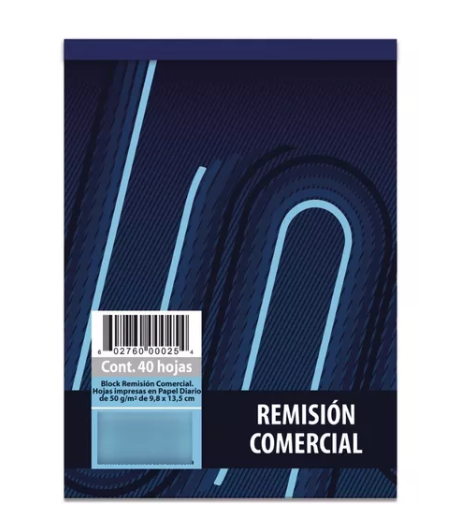 Paquete C/10 Block Remision Estrella Comercial 40 Hojas