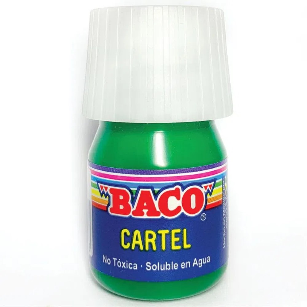 Paquete C/10 Pintura Baco Cartel 62-A Verde Verones