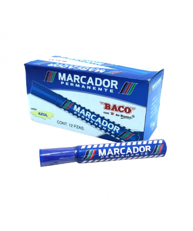 Marcador Permanente Baco Azul (copia)