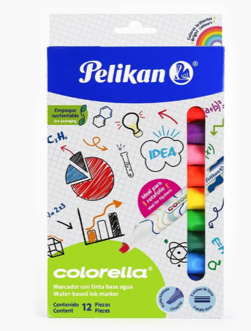 [30111842] Caja C/12 Marcador Agua Pelikan Colorella (C.48)
