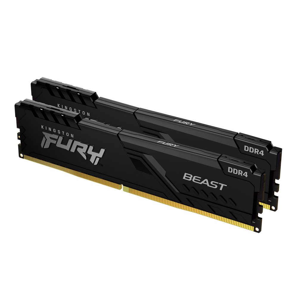 Kit 2 Memoria RAM DIMM 16GB Kingston FURY Beast DDR4 3200MHzL16 XMP