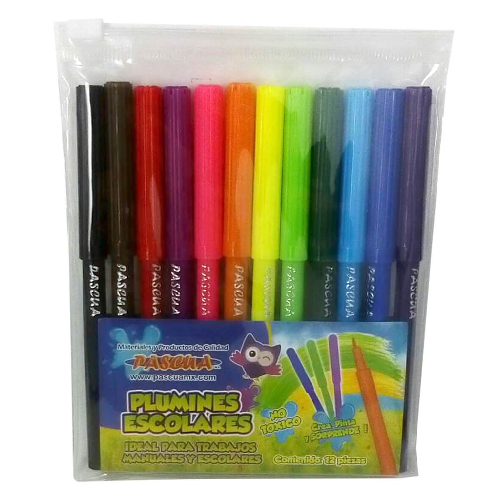 Paquete C/4 Empaques de Plumines Pascua Con 12 Piezas C/U