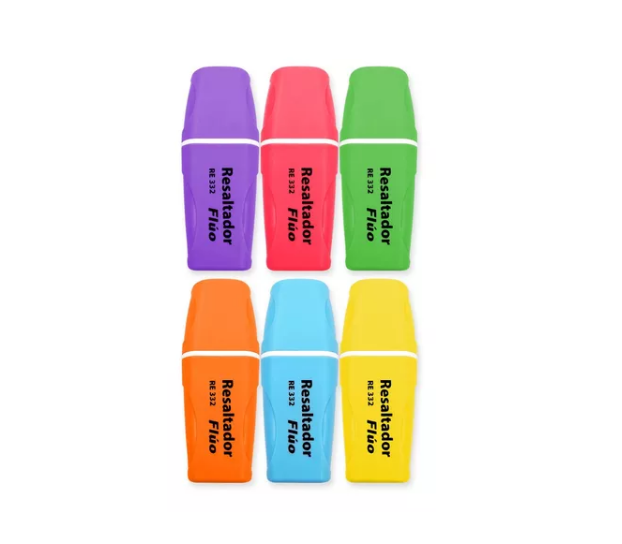 Paquete C/2 Estuche D/6 Marcatextos Sabonis Mini Fluorescente