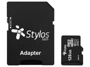 Micro SD 128GB Stylos STMS1281B Con Adaptador C10