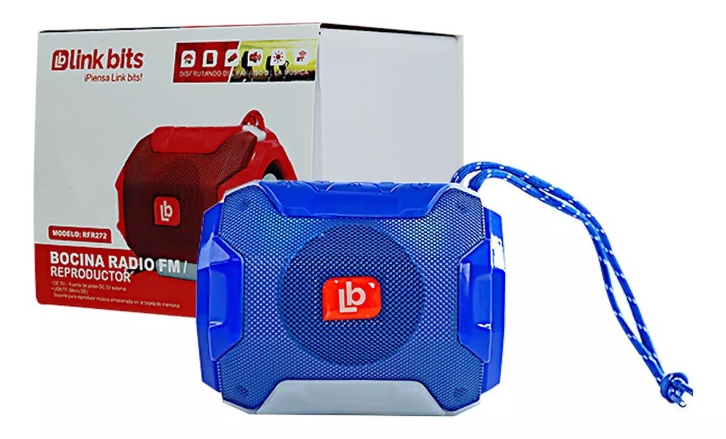 [MB-137] Bocina Portátil Link Bits MB-137 Bluetooth Radio (C.50)