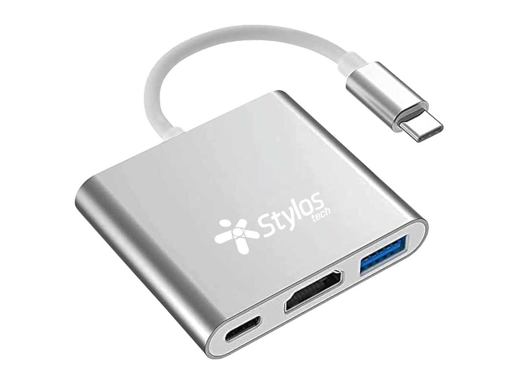 HUB STCBHUB31S Sylos Tipo C Plata
