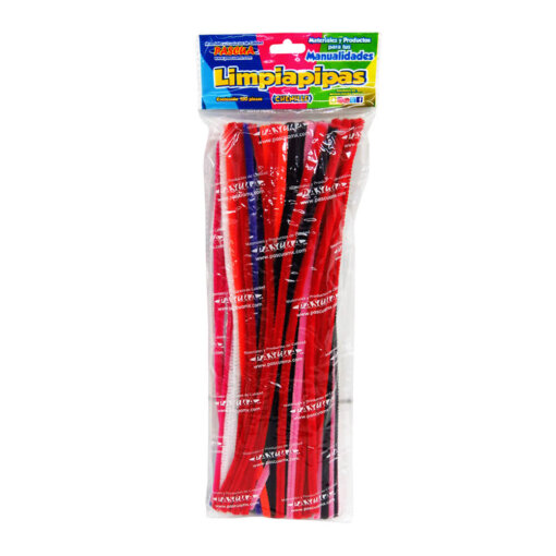 [PAQ10-CHENILLE-BAS] Paquete C/10 Bolsas Limpiapipas Pascua C/U 100