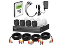 Kit DVR 4 Canales 4 Cámaras B1A11N 500GB DH-KIT4CH-1MP-500HDD