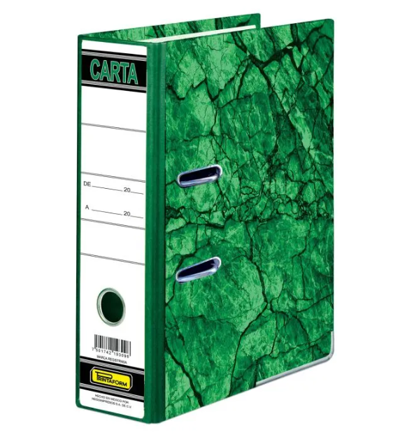 Paquete C/20 Registrador Printaform Carta Plastificado