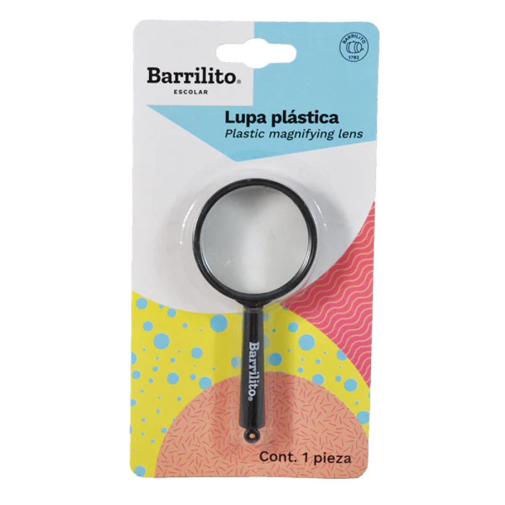 Paquete C/5 Lupa Barrilito Plastica 40mm 7X 7629