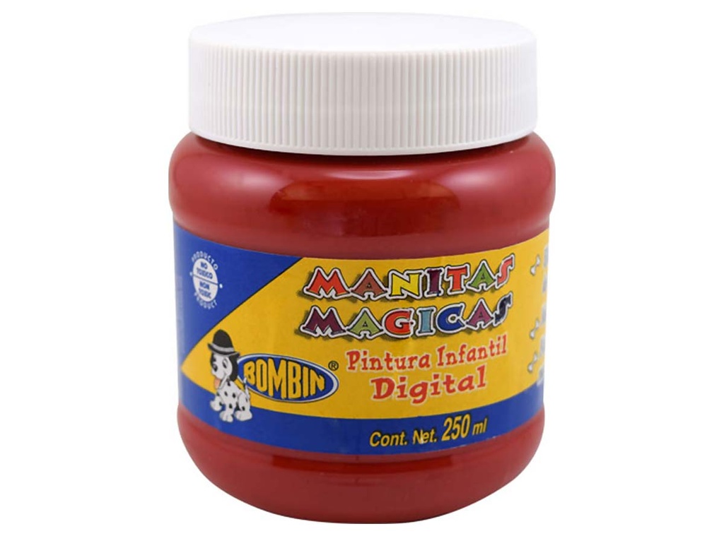 Paquete C/2 Pintura Manitas Magicas Bombin Rojo 250ml