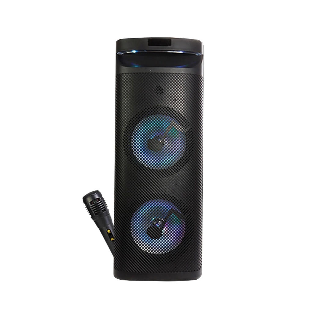 Bocina 2x10 Pulgadas SB1006T Bluetooth/ FM/ Luz Led