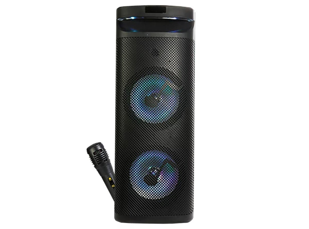 Bocina 2x10 Pulgadas SB1006T Bluetooth/ FM/ Luz Led