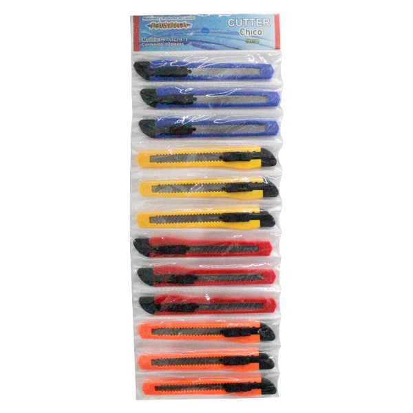 Paquete C/12 Cutter Plastico Pascua Chico (C.48)