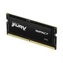 Memoria Ram 8GB Kingston Fury SO-DIMM 4800MHz DDR5 CL38 Negro Impact