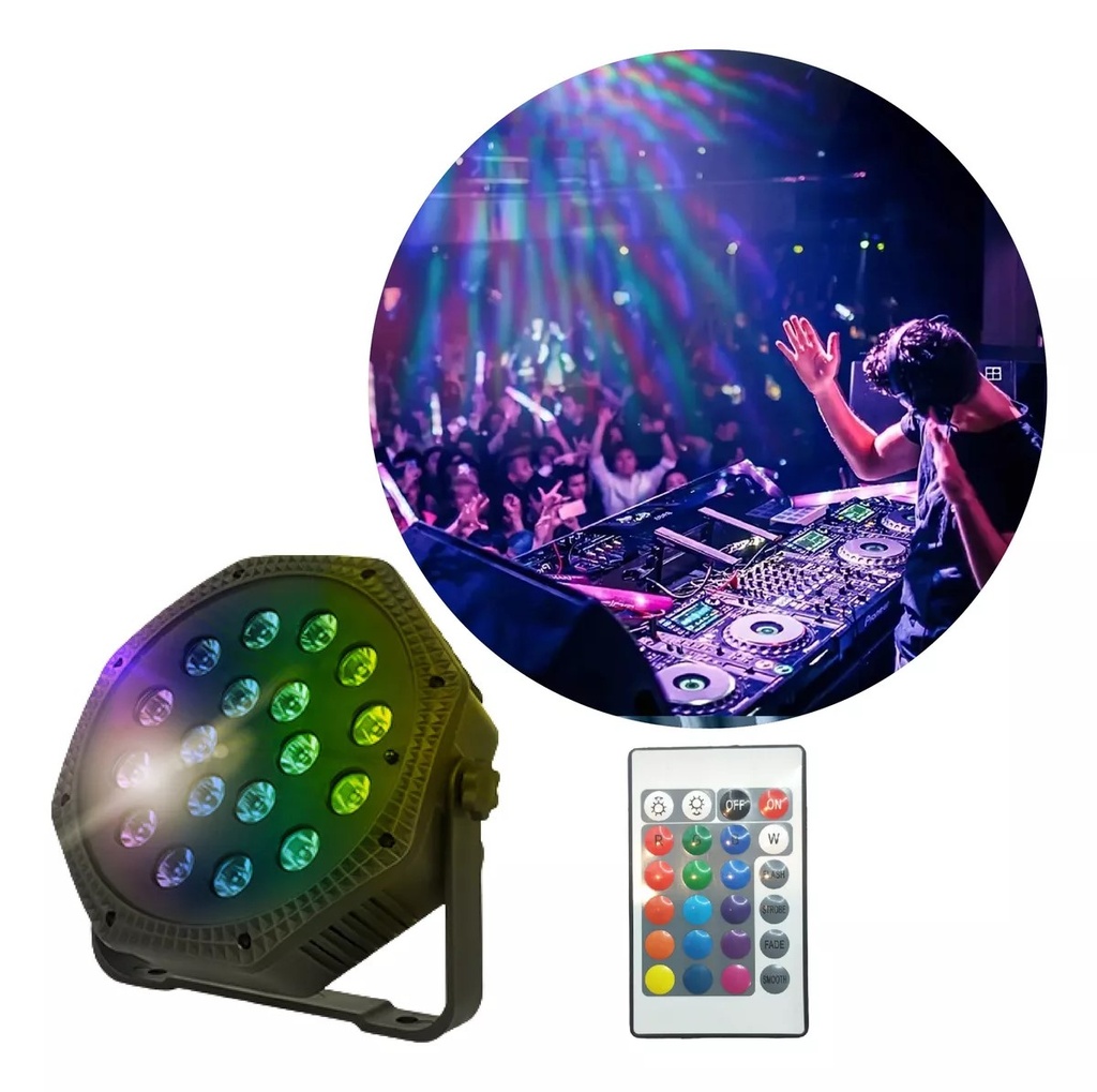 Reflector Led Multicolor 9W PAR-01 Megaluz