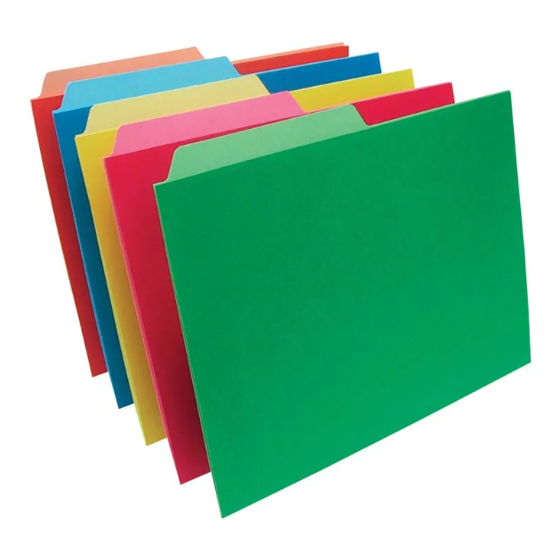 Paquete C/50 Folder Pendaflex Carta Varios Colores