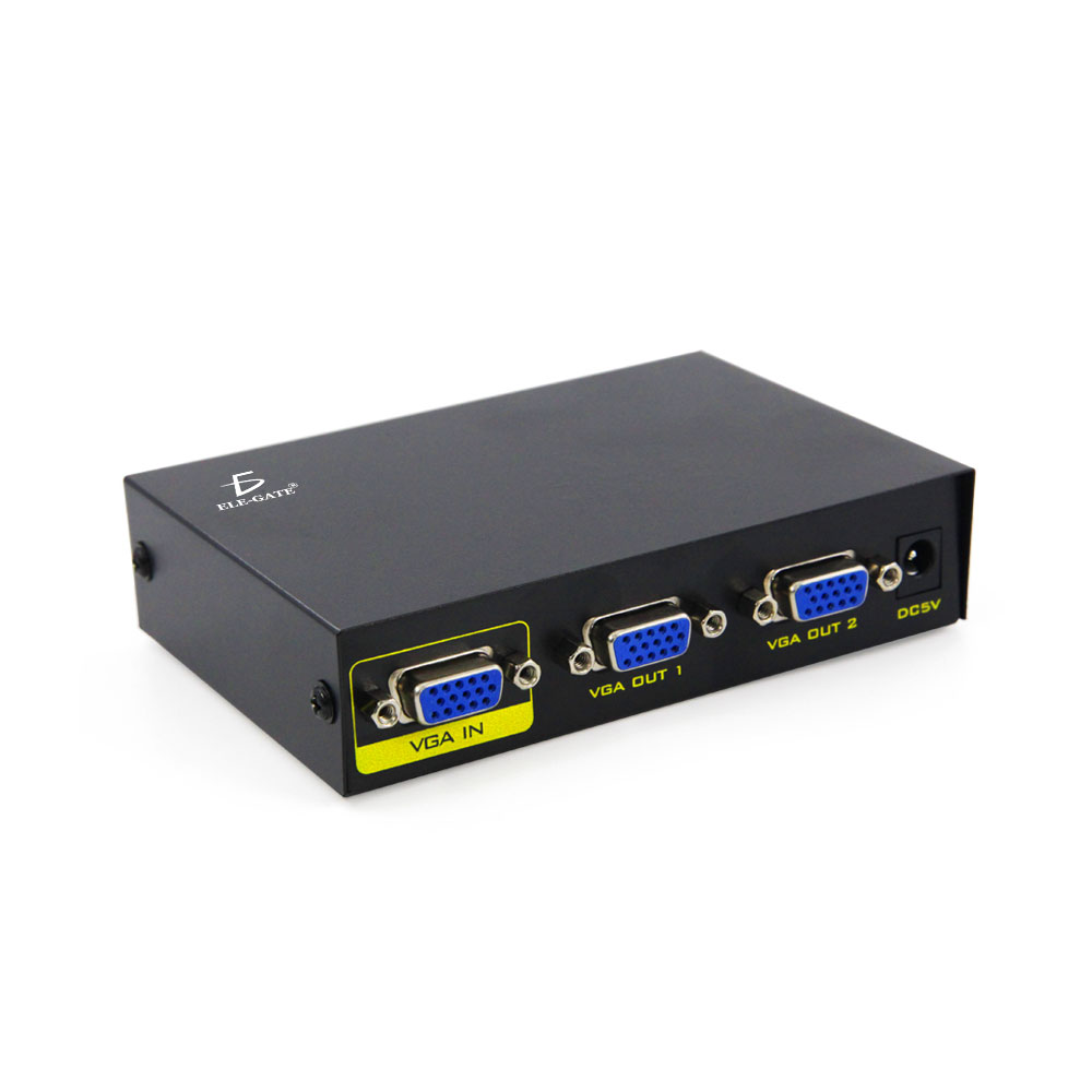Divisor Splitter VGA Elegate CON.20.2 Repite A 2 Salidas Activo