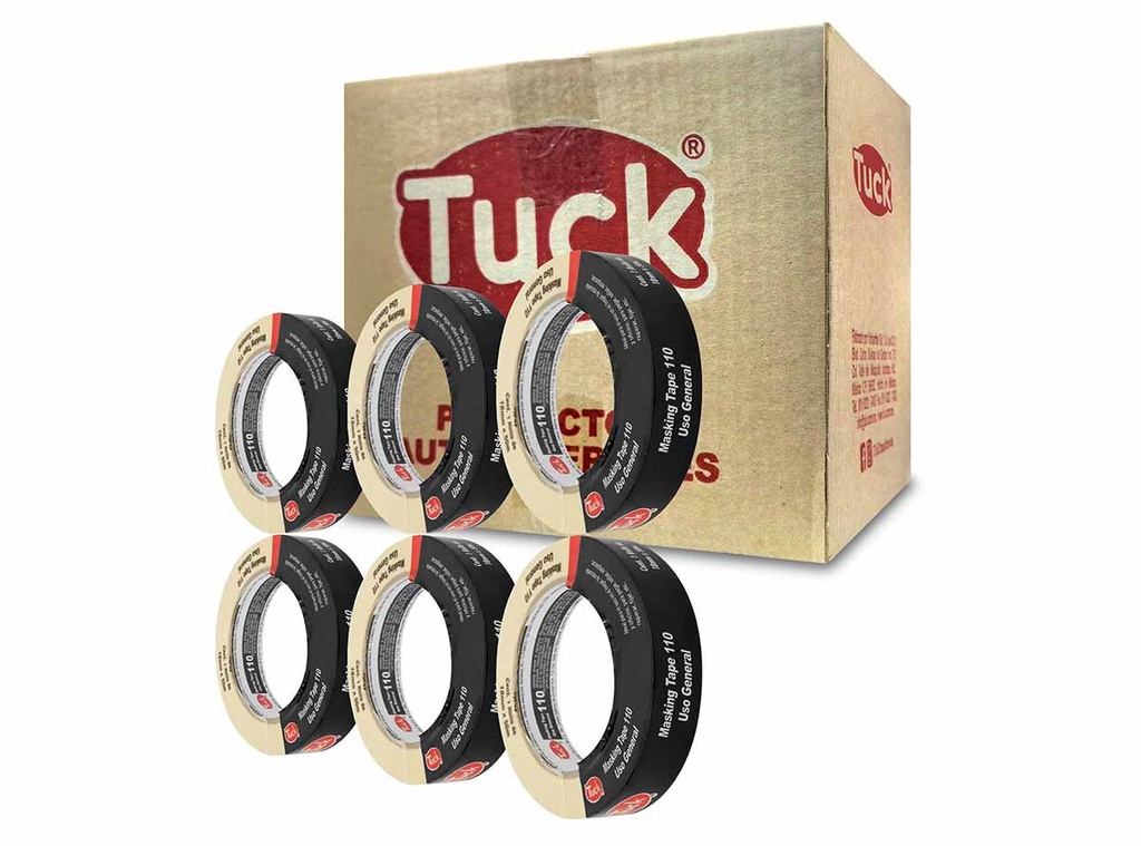 Caja C/48 Masking Tape 110 Tuk 18mm x 50m 101015