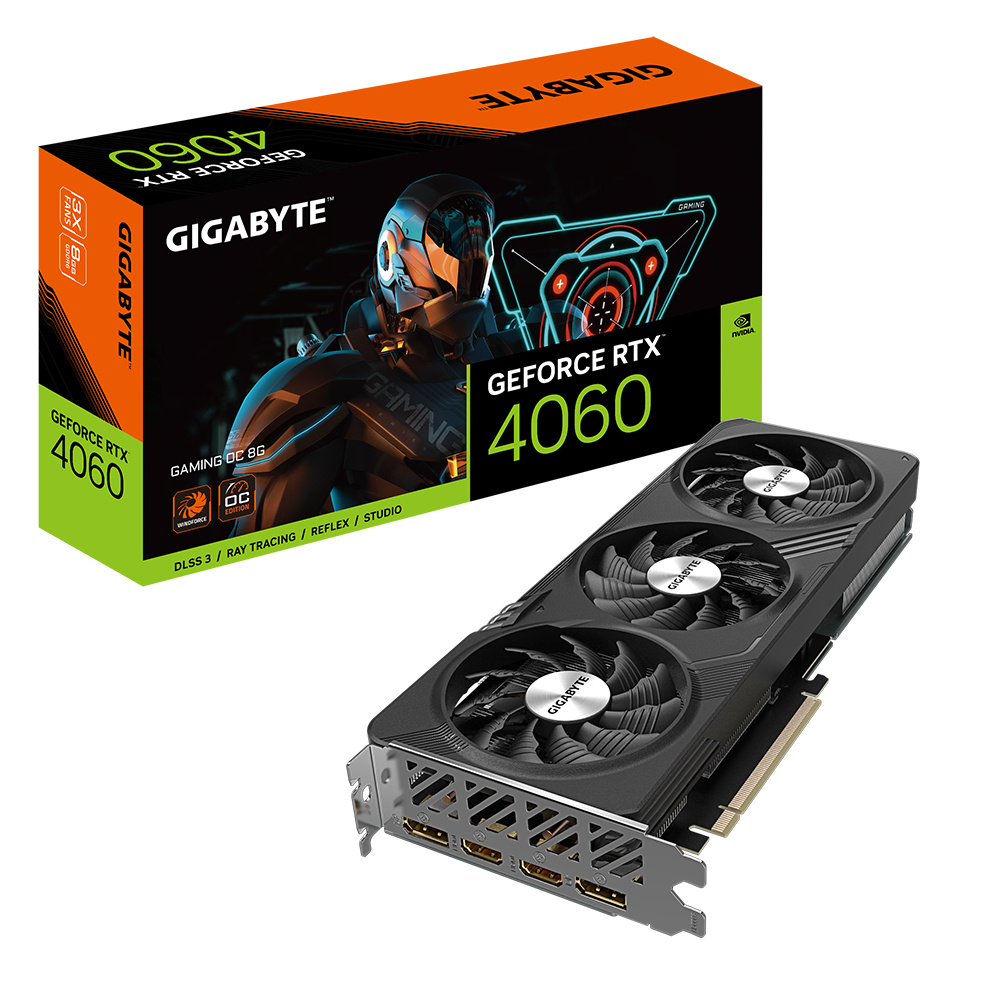 Gigabyte RTX 4060 Gaming OC 8GB DP 2DP 2HDMI