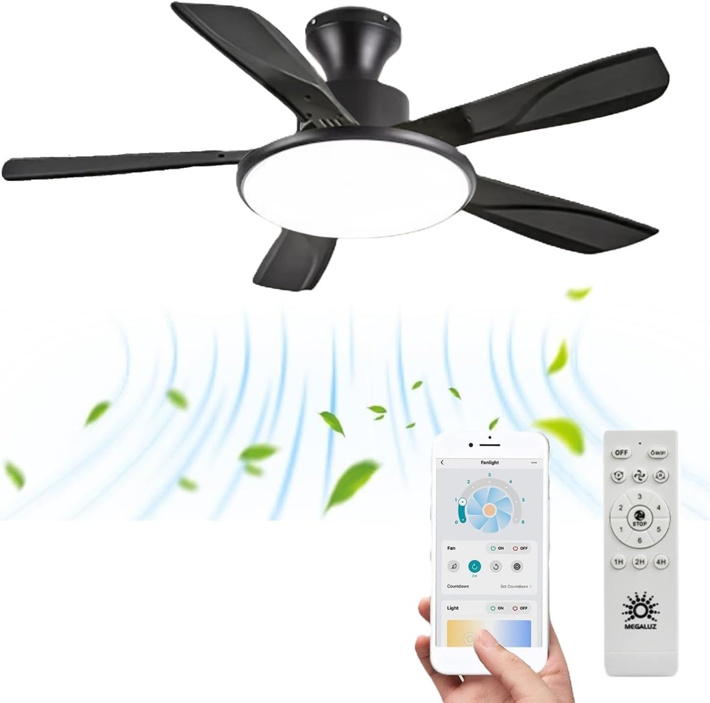 Ventilador De Techo FHM025 42 Pulgadas Control 6 Velocidades