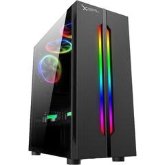 Gabinete Xzeal XZCGB03B Gamer 3 Ventiladores Negro