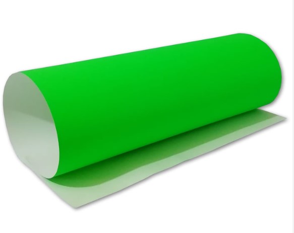 Paquete C/10 Cartulina Verde Fluorescente Euromac 49x65cm