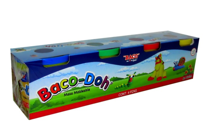 Masa Para Moldear Baco-Doh Colores Básicos (E.4) (copia)