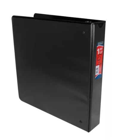 Carpeta Negra Kinera 1.5" 9601